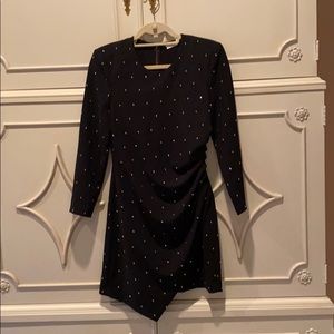 NWT ALC black w crystals dress size 4